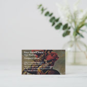 Napoleon, der die Alpen, durch David Jacques-Loui Visitenkarte (Stehend Vorderseite)