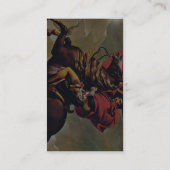 Napoleon, der die Alpen, durch David Jacques-Loui Visitenkarte (Rückseite)