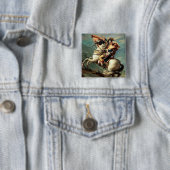 Napoleon, der die Alpen überquert Button (Beispiel)