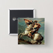 Napoleon, der die Alpen überquert Button (Vorne & Hinten)