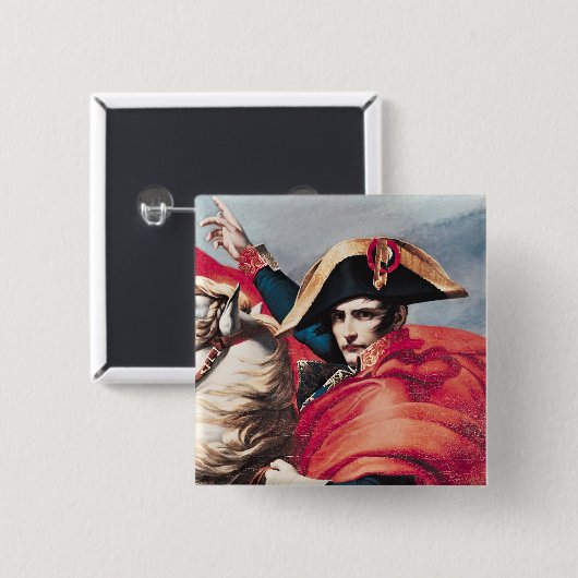 Napoleon, der die Alpen überquert Button (Vorne & Hinten)