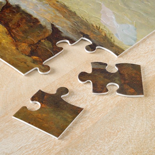 Napoleon, der die Alpen überquert, Jacques Louis D Puzzle (Seite)