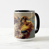 Napoleon, der die Alpen überquert, Jacques-Louis D Tasse (VorderseiteRechts)