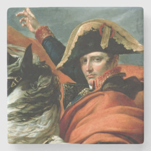 Napoleon, der die Alpen überquert Steinuntersetzer