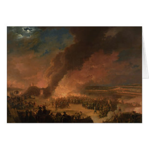 Napoleon, der die Nachtlager besucht