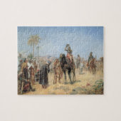 Napoleon, der in einer Ägypter-Oase ankommt (Öl Puzzle (Horizontal)