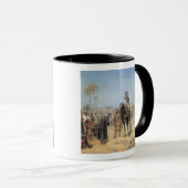Napoleon, der in einer Ägypter-Oase ankommt (Öl Tasse (VorderseiteRechts)