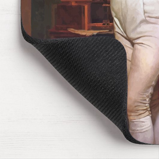 Napoleon, der in seiner Studie aufwirft Mousepad (Ecke)