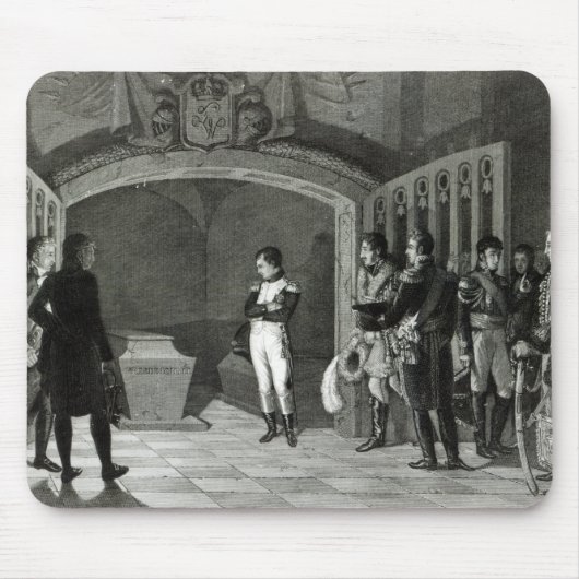 Napoleon, der vor dem Grab meditiert Mousepad (Vorne)