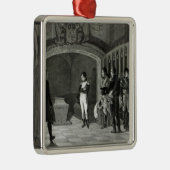 Napoleon, der vor dem Grab meditiert Ornament Aus Metall (Rechts)