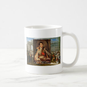 Napoleon "Dummheit Politik" Zitat Geschenke Shirts Kaffeetasse