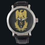 Napoleon Emblem Armbanduhr<br><div class="desc">Napoleonisches Emblem. Das Bild wird Sodacan zugeschrieben.</div>