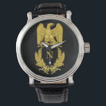 Napoleon Emblem Armbanduhr<br><div class="desc">Napoleonisches Emblem. Das Bild wird Sodacan zugeschrieben.</div>