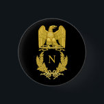 Napoleon Emblem Button<br><div class="desc">Napoleonisches Emblem. Das Bild wird Sodacan zugeschrieben.</div>