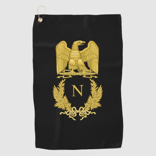 Napoleon Emblem Golfhandtuch (Vorderseite)