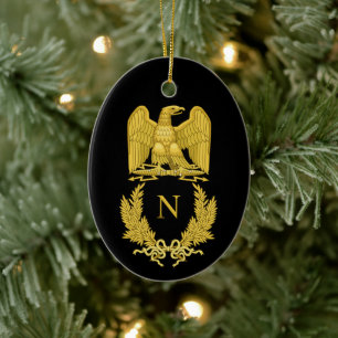 Napoleon Emblem Keramik Ornament