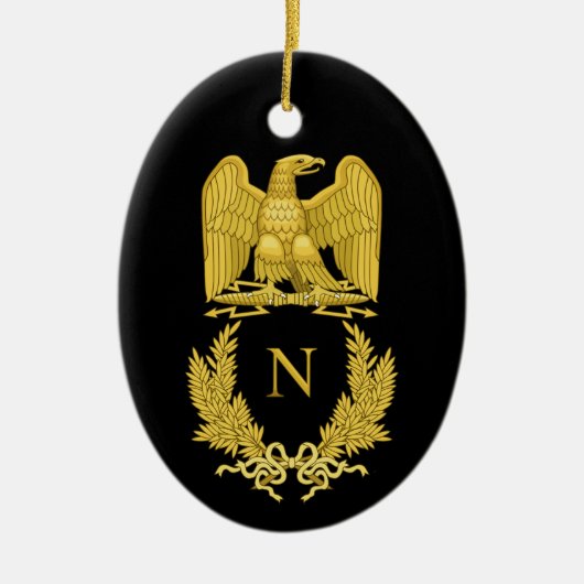 Napoleon Emblem Keramik Ornament (Vorne)