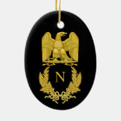 Napoleon Emblem Keramik Ornament (Hinten)