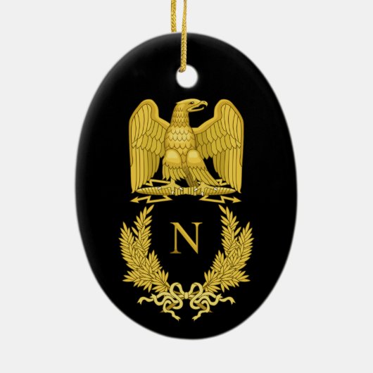 Napoleon Emblem Keramik Ornament (Hinten)