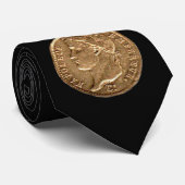 Napoleon Empereur Gold Coin Krawatte (Gerollt)