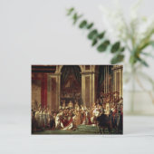Napoleon gekrönte Kaiserin Josephine von David Jac Postkarte (Stehend Vorderseite)