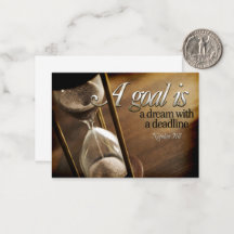 Napoleon Hill Inspiration Zitat "Ein Ziel"