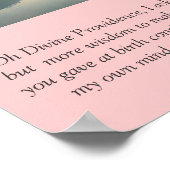 Napoleon Hill Magic Prayer Poster (Ecke)