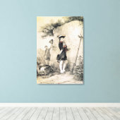 Napoleon I. an der Militärschule Leinwanddruck (Insitu (Holzboden))