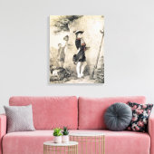 Napoleon I. an der Militärschule Leinwanddruck (Insitu (Wohnzimmer))