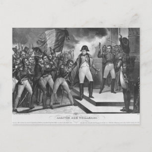 Napoleon I. Ankunft in den Tuilerien Postkarte