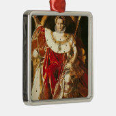 Napoleon I. auf dem Kaiserlichen Thron, 1806 Silbernes Ornament (Rechts)