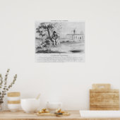 Napoleon I auf der Insel St. Helena Poster (Küche)