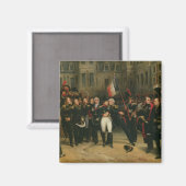 Napoleon I Bidding Abschied vom Kaiserlichen Magnet (Vorderseite/Rückseite)
