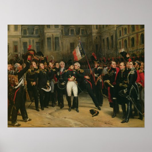 Napoleon I Bidding Abschied vom Kaiserlichen Poster (Vorne)