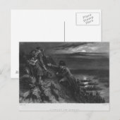 Napoleon I Bonaparte überquert den Fluss Postkarte (Vorne/Hinten)