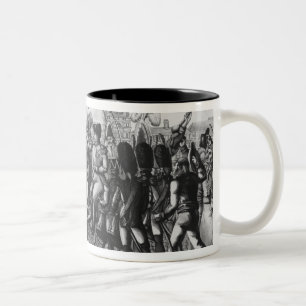 Napoleon I das Federes vom Pariser wiederholend Zweifarbige Tasse