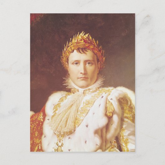 Napoleon I. in Coronation Robes, c.1804 Postkarte (Vorderseite)