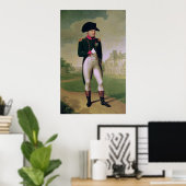 Napoleon I  in Front of the Chateau de Malmaison Poster (Heimbüro)