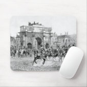 Napoleon I seine Truppen wiederholend Mousepad (Mit Mouse)