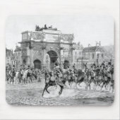 Napoleon I seine Truppen wiederholend Mousepad (Vorne)