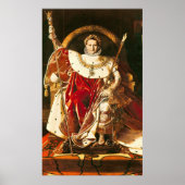 Napoleon I. über den Kaiserlichen Thron, 1806 Poster (Vorne)