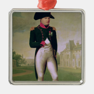 Napoleon I vor dem Chateau de Malmaison Ornament Aus Metall
