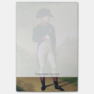 Napoleon I vor dem Chateau de Malmaison Post-it Klebezettel
