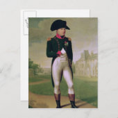 Napoleon I vor dem Schloss von Malmaison Postkarte (Vorne/Hinten)