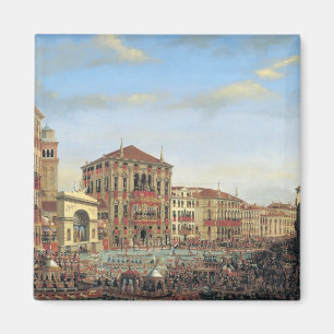 Napoleon I vorsitzend einem Regatta in Venedig Magnet