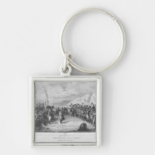 Napoleon I zurückgehend von Elba Schlüsselanhänger