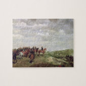 Napoleon III (1808-73) am Kampf von Solferino Puzzle (Horizontal)