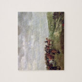 Napoleon III (1808-73) am Kampf von Solferino Puzzle (Vertikal)