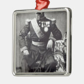 Napoleon III, 1860-70 Silbernes Ornament (Links)