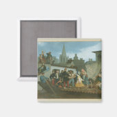 Napoleon III Besuch von Hochwasseropfern Magnet (Vorderseite/Rückseite)